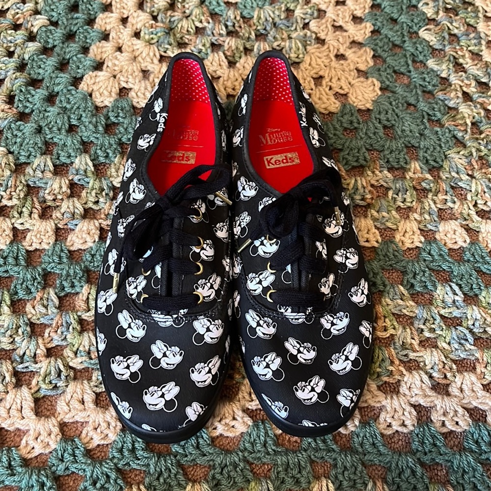Black Minnie Mouse Keds